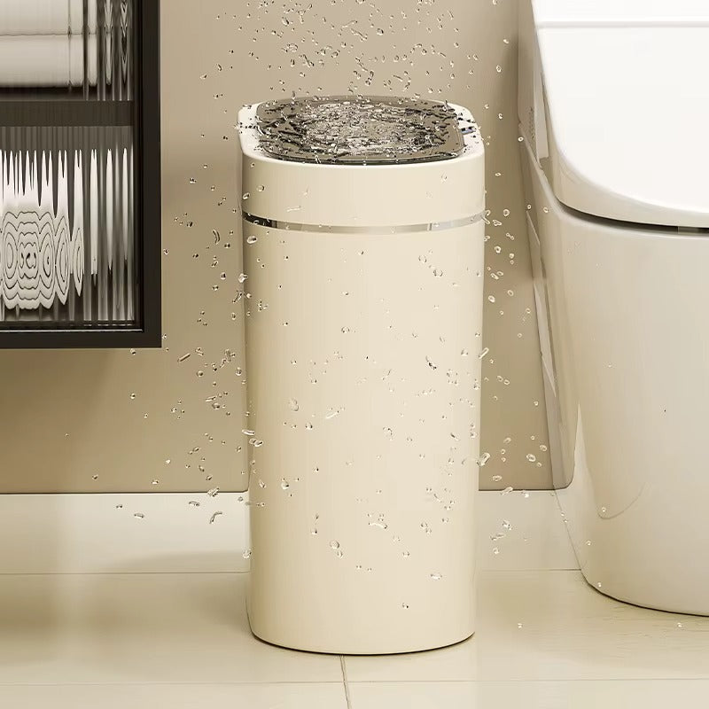Cubo de Basura Inteligente con Sensor Pro – Apertura Ultra Rápida 0.1s, Impermeable IPX5 y Cierre Silencioso – Ideal para Baño y Cocina