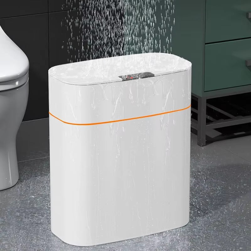Cubo de Basura Inteligente con Sensor Pro – Apertura Ultra Rápida 0.1s, Impermeable IPX5 y Cierre Silencioso – Ideal para Baño y Cocina