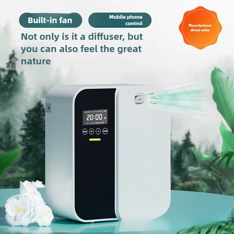 Difusor de Aroma Profesional Smart – 500ml de Gran Capacidad, Bluetooth e IA para Cobertura de hasta 1000m³